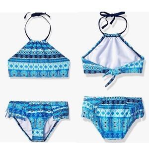 Kanu Surf Girls UPF 50+ Beach Sport Halter Bikini 2-Piece Swimsuit